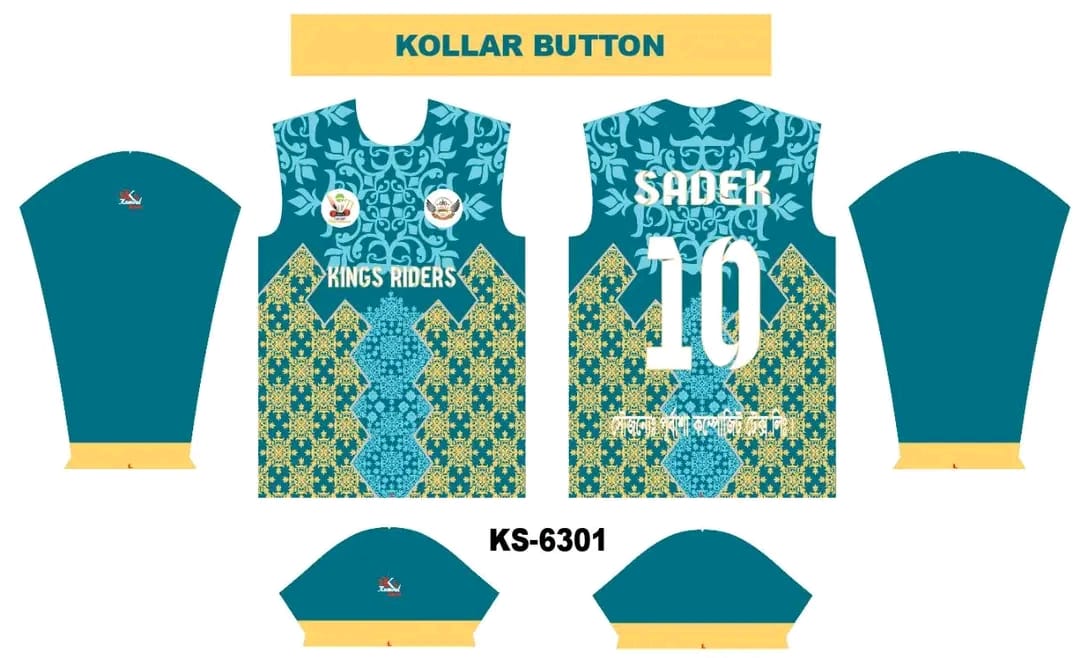 Blue , sky blue and yellow