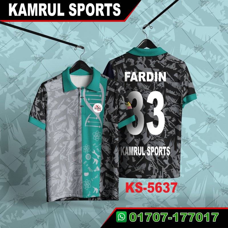 Ash and Cyan Jersery